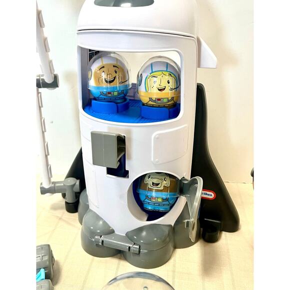 Toddle Tots Launch Time Rocket &  Far Out Farm alien farmer astronauts blocks - Picture 7 of 9